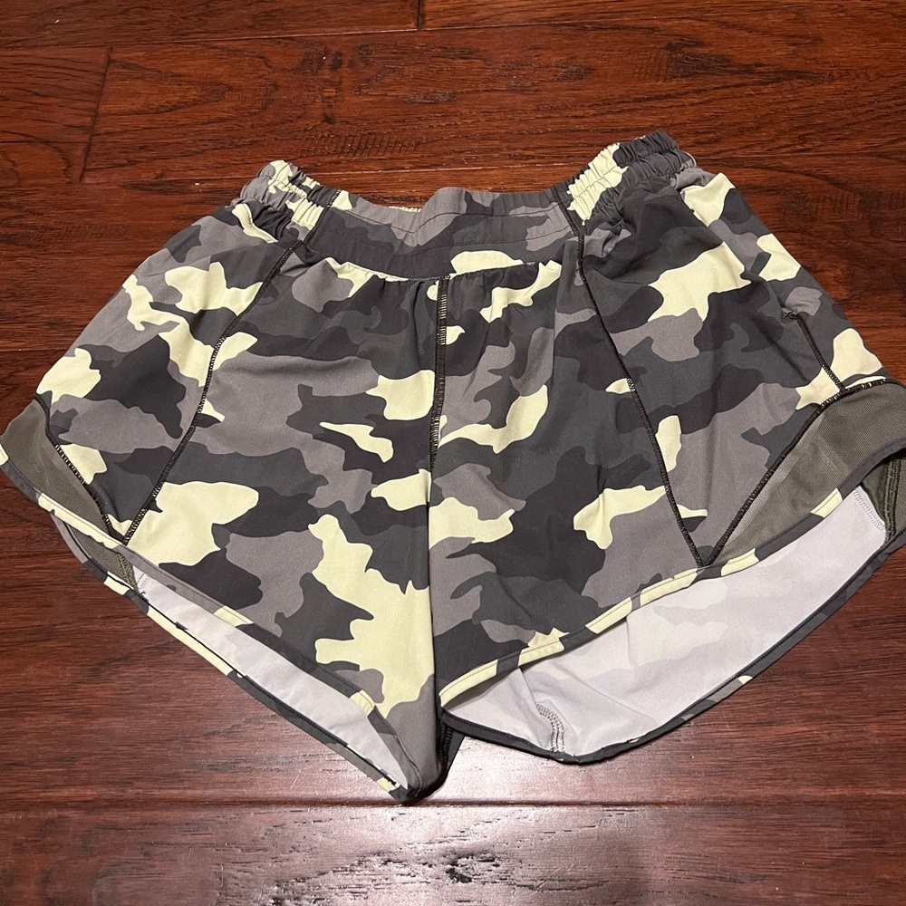 Camo Lululemon shorts